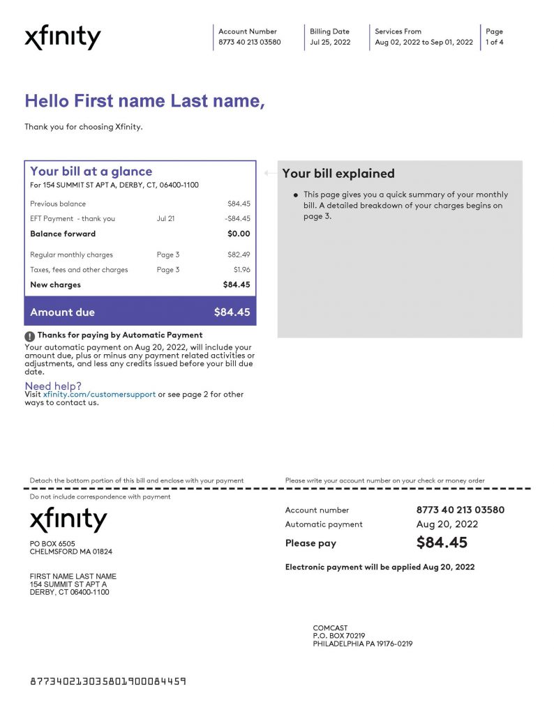 proof of address
