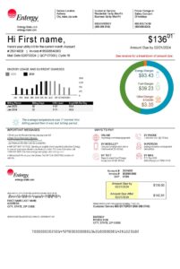 Entergy {State} Entergy A4 utility template – download and edit easily