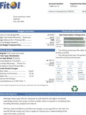 Sweden Fitol A4 utility template – download and edit easily