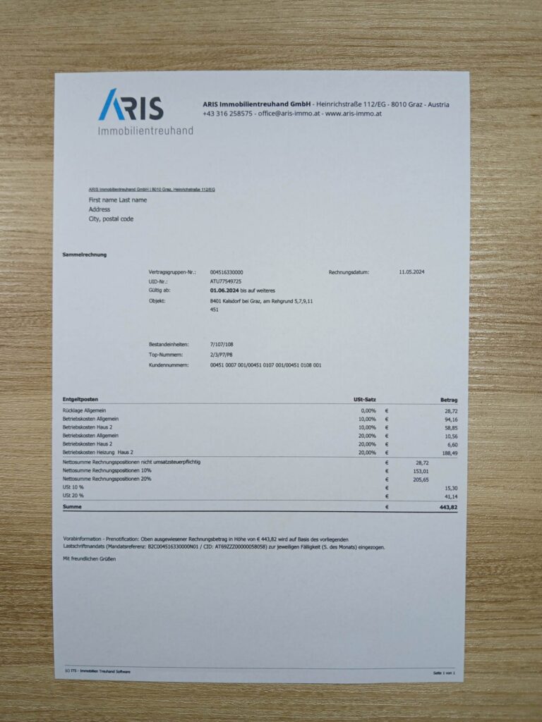 Handheld Austria Aris statement image for simulation
