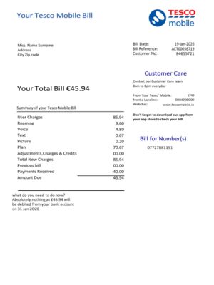 New Template UK Tesko