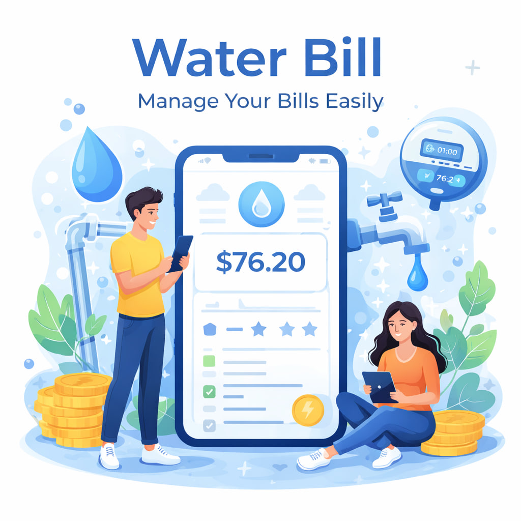 Water bill template format sample